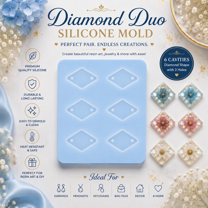 Diamond zRakhi Silicone Mold