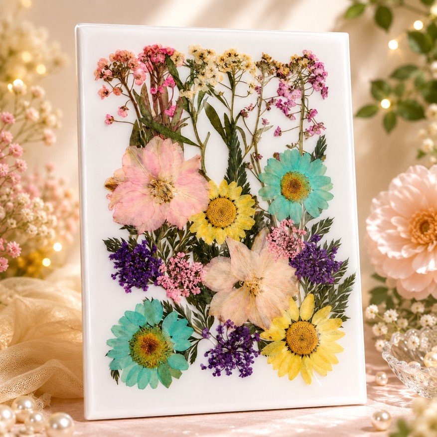 Pressed Flower Resin Art P3
