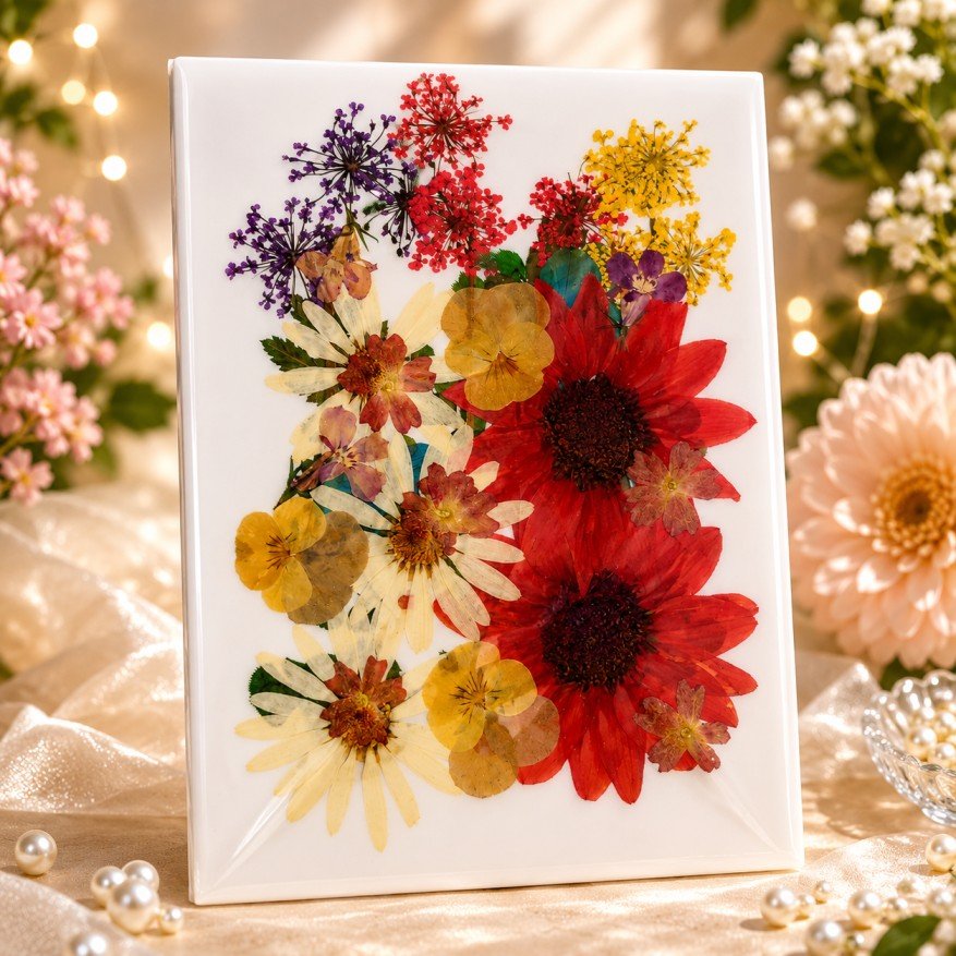 Pressed Flower Resin Art P13