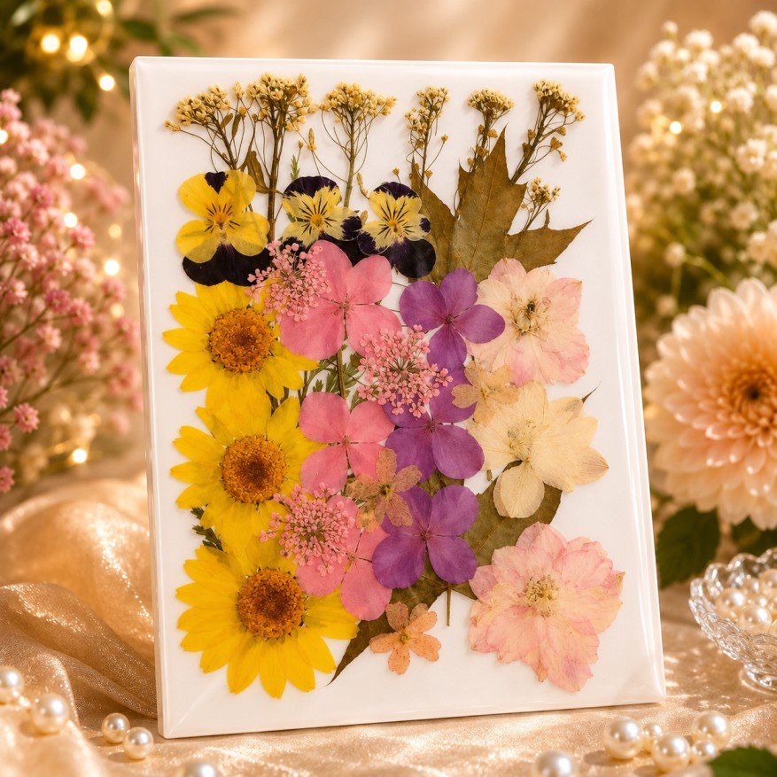Pressed Flower Resin Art P15
